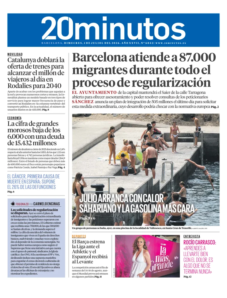 20 Minutos Barcelona — 01/07