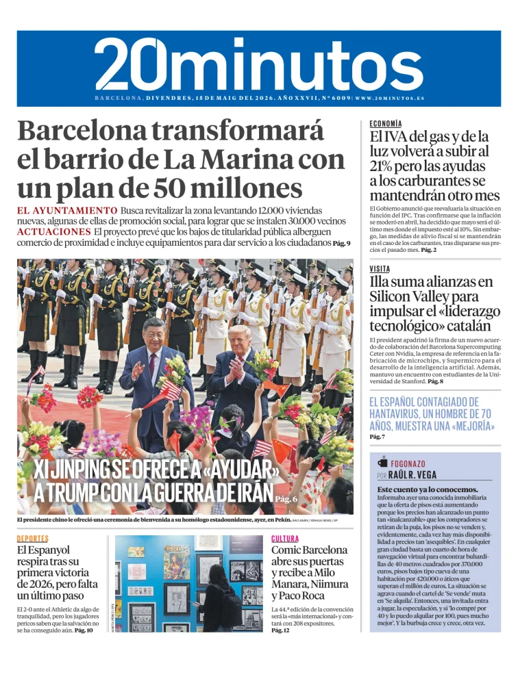 20 Minutos Barcelona — 15/05