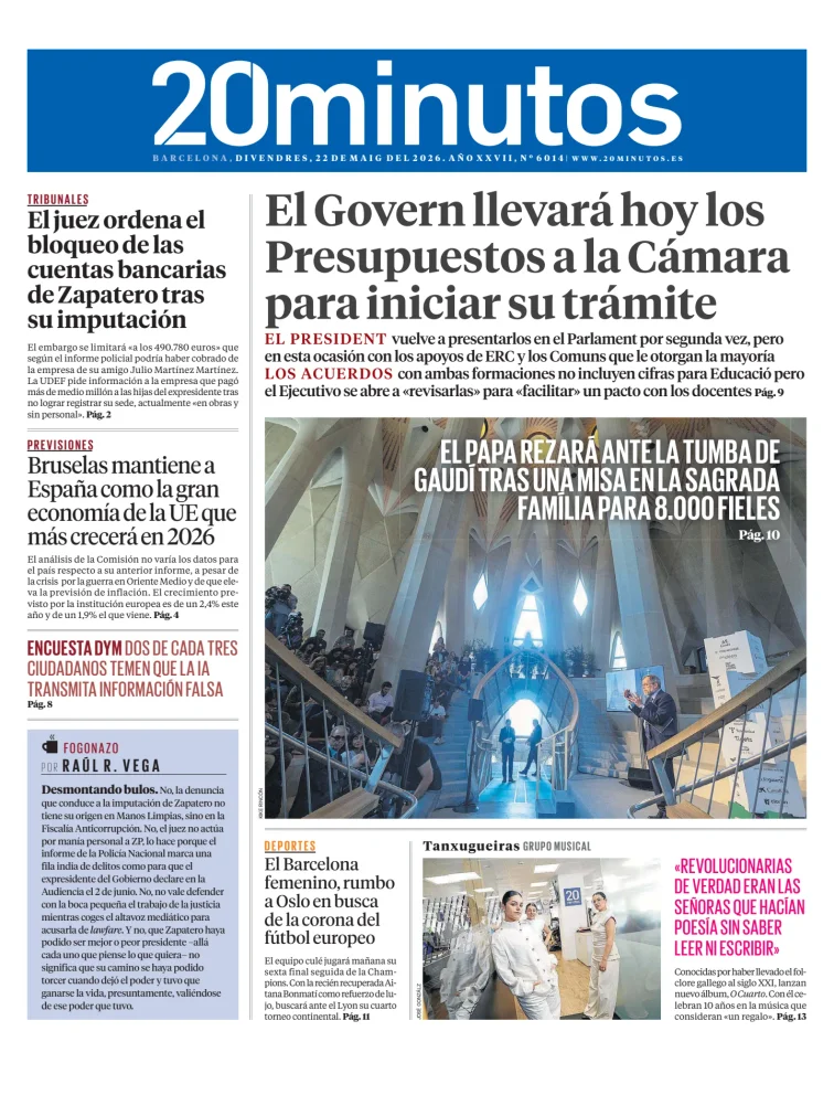 20 Minutos Barcelona — 22/05