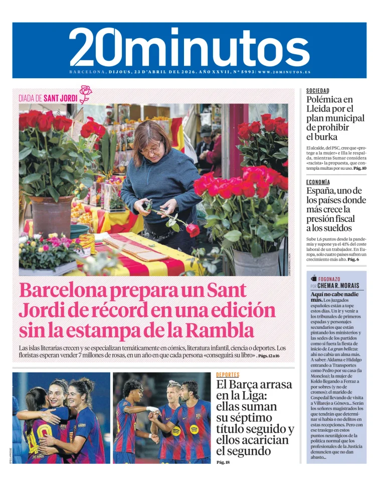 20 Minutos Barcelona — 23/04