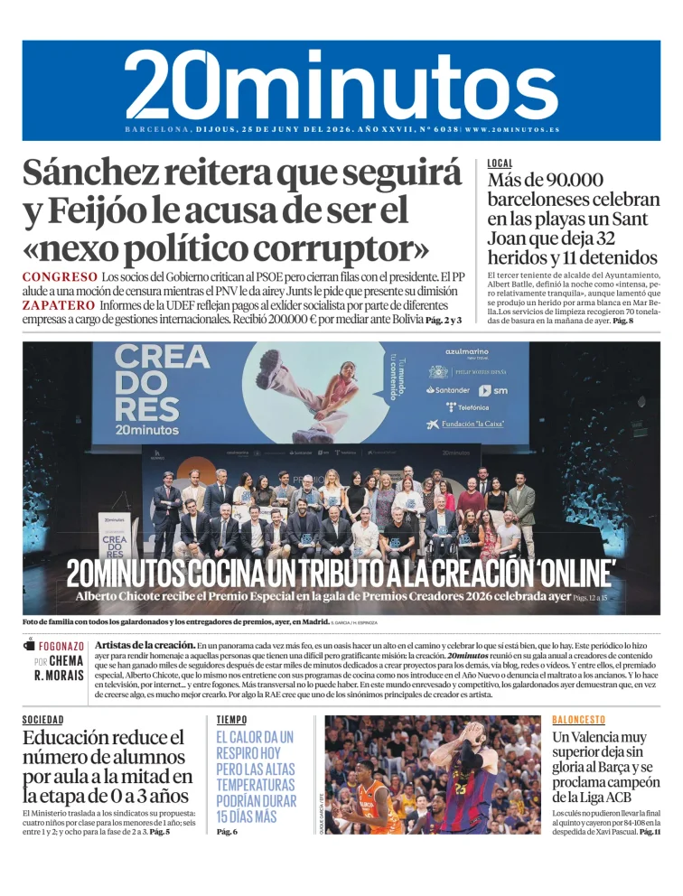 20 Minutos Barcelona — 25/06