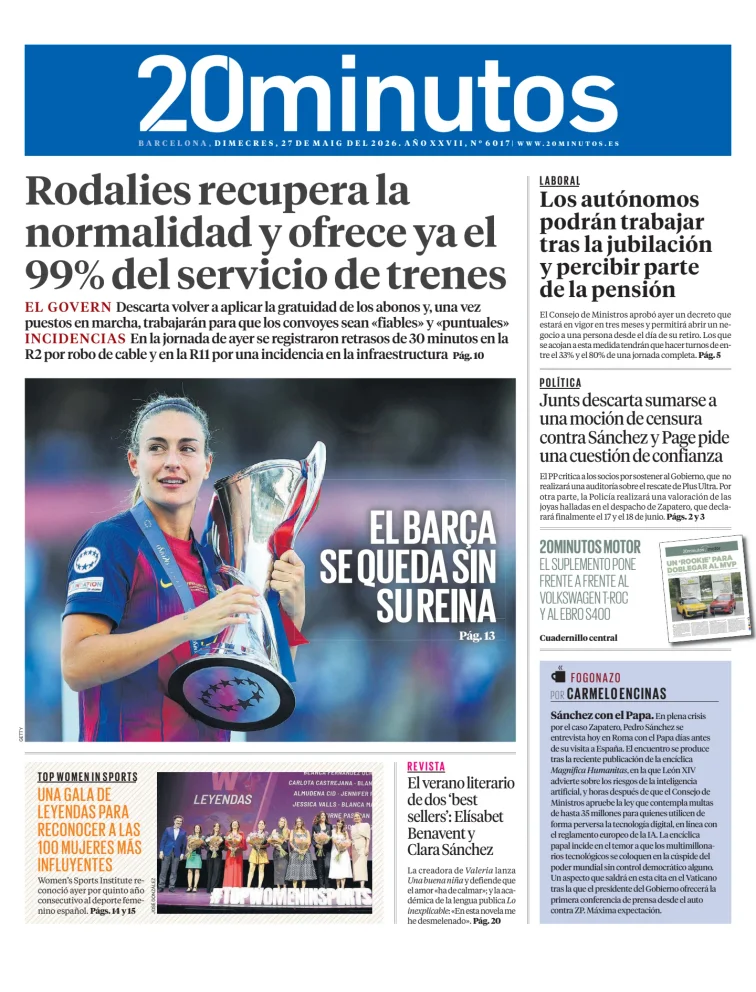 20 Minutos Barcelona — 27/05