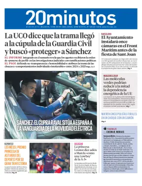 Portada de 20 Minutos Barcelona, 4 de junio de 2026