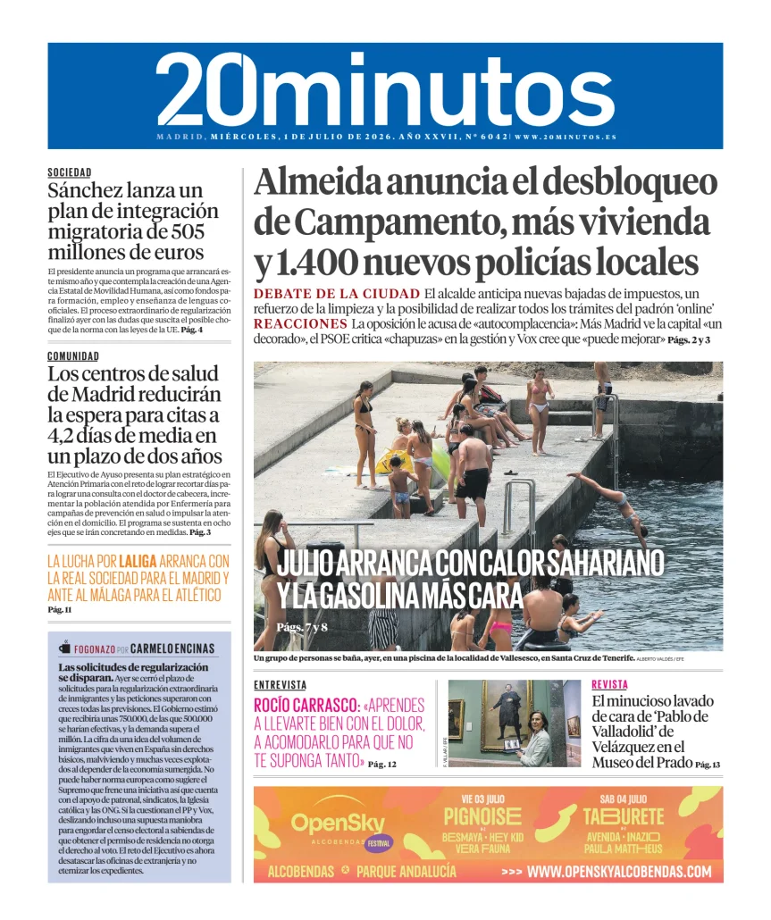 20 Minutos Madrid — 01/07