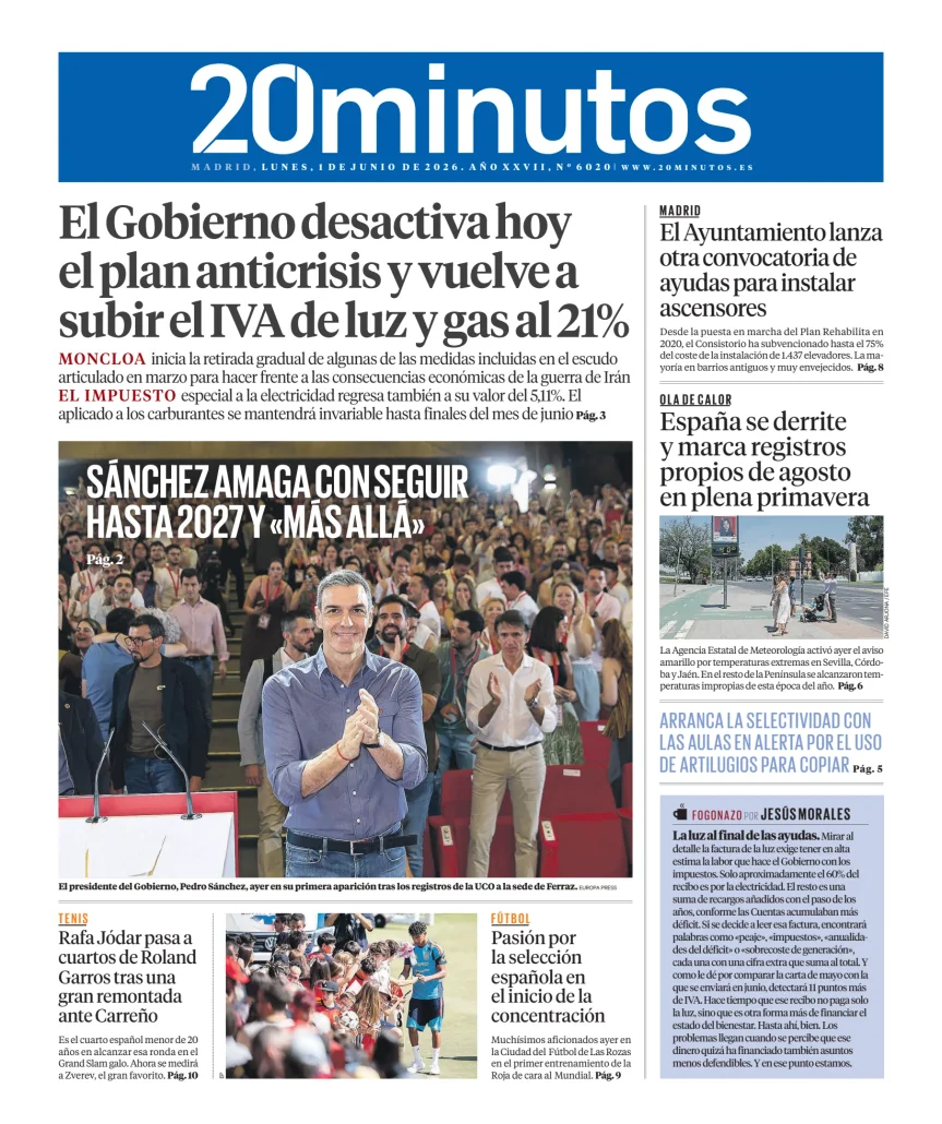 20 Minutos Madrid — 01/06