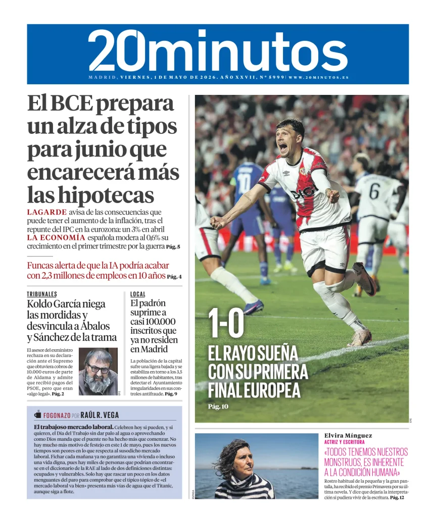 20 Minutos Madrid — 01/05