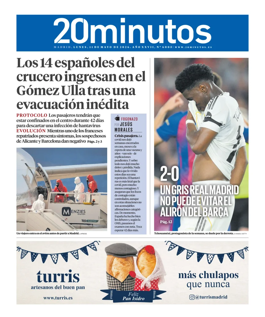 20 Minutos Madrid — 11/05