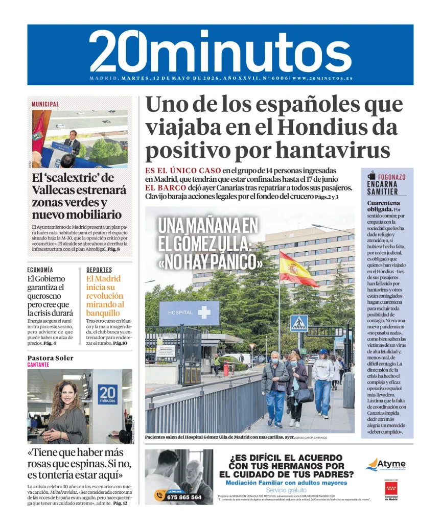 20 Minutos Madrid — 12/05