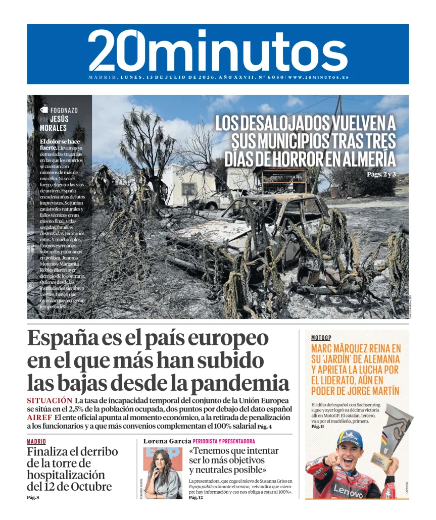 20 Minutos Madrid — 13/07