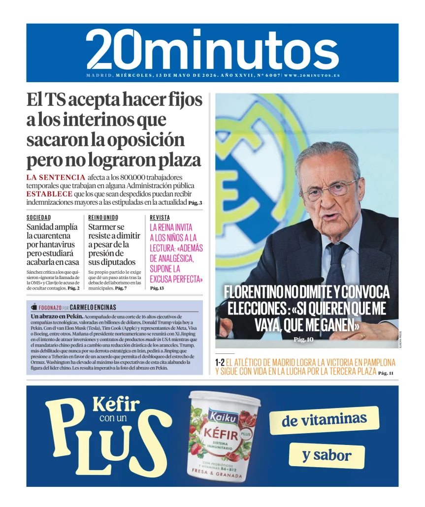 20 Minutos Madrid — 13/05