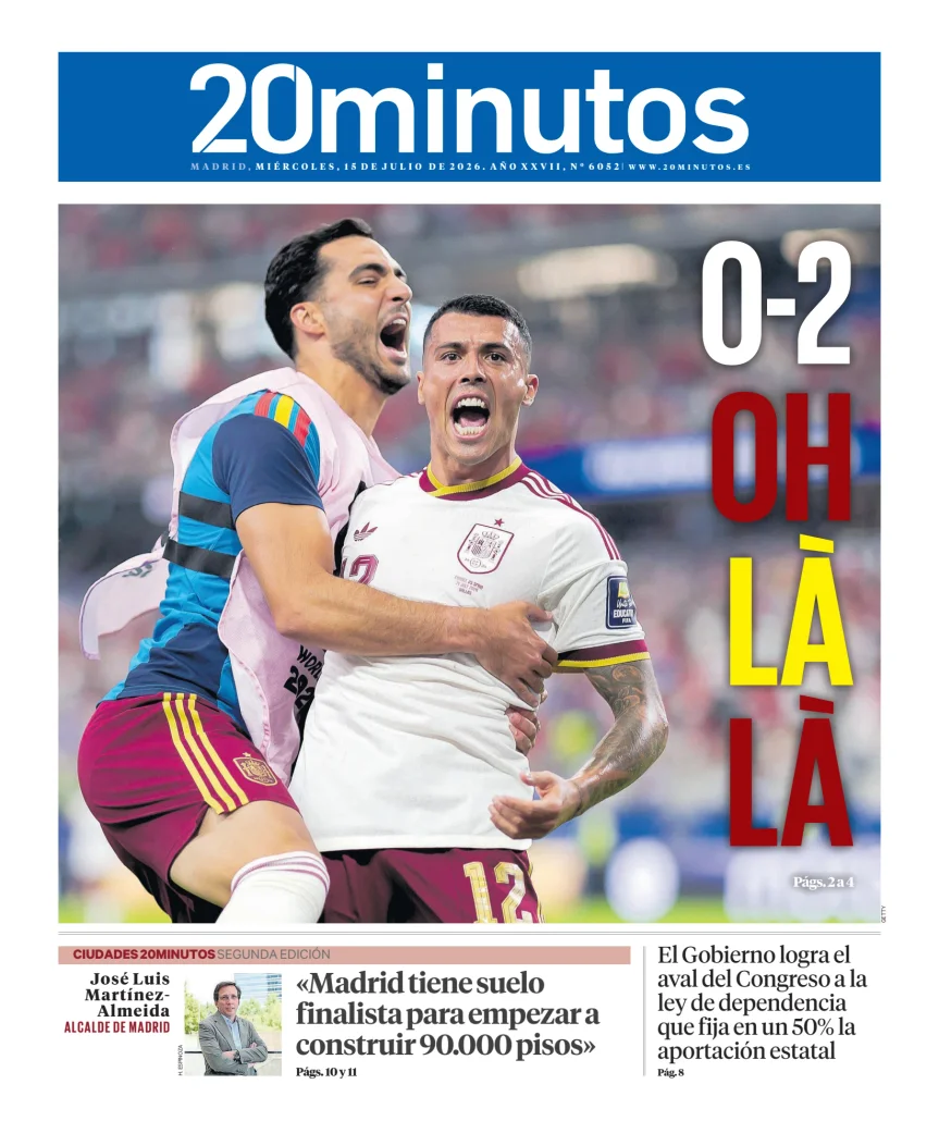 20 Minutos Madrid — 15/07