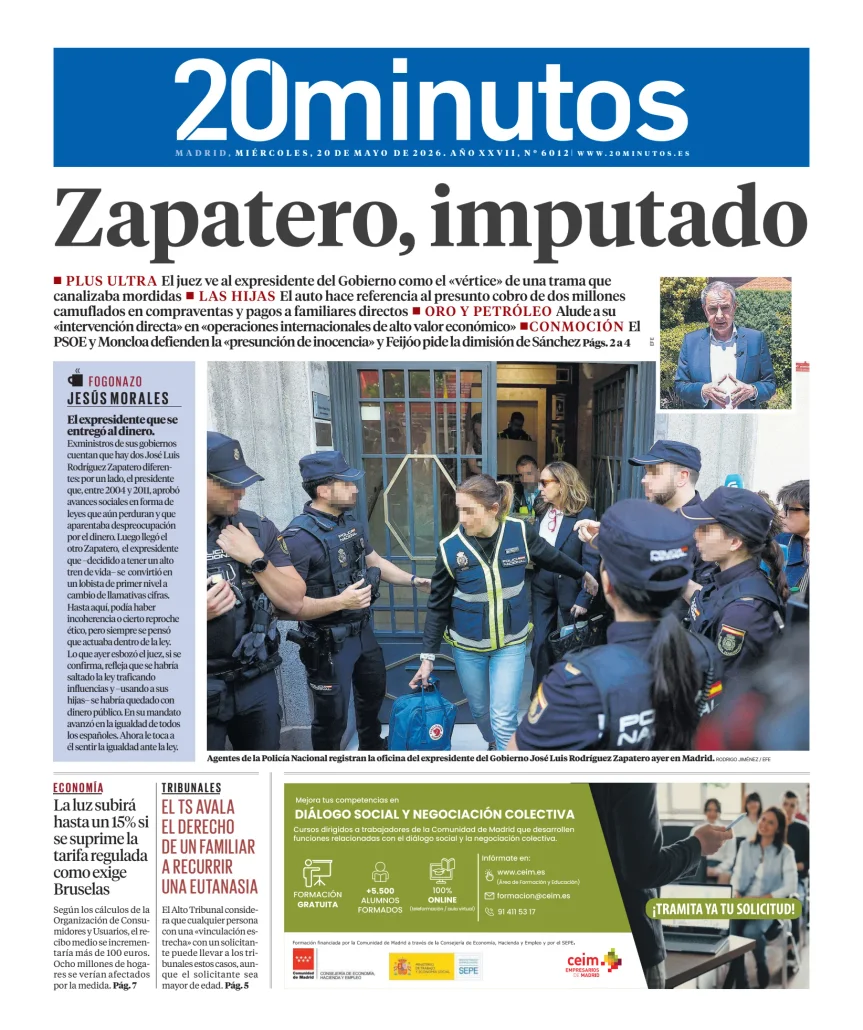 20 Minutos Madrid — 20/05