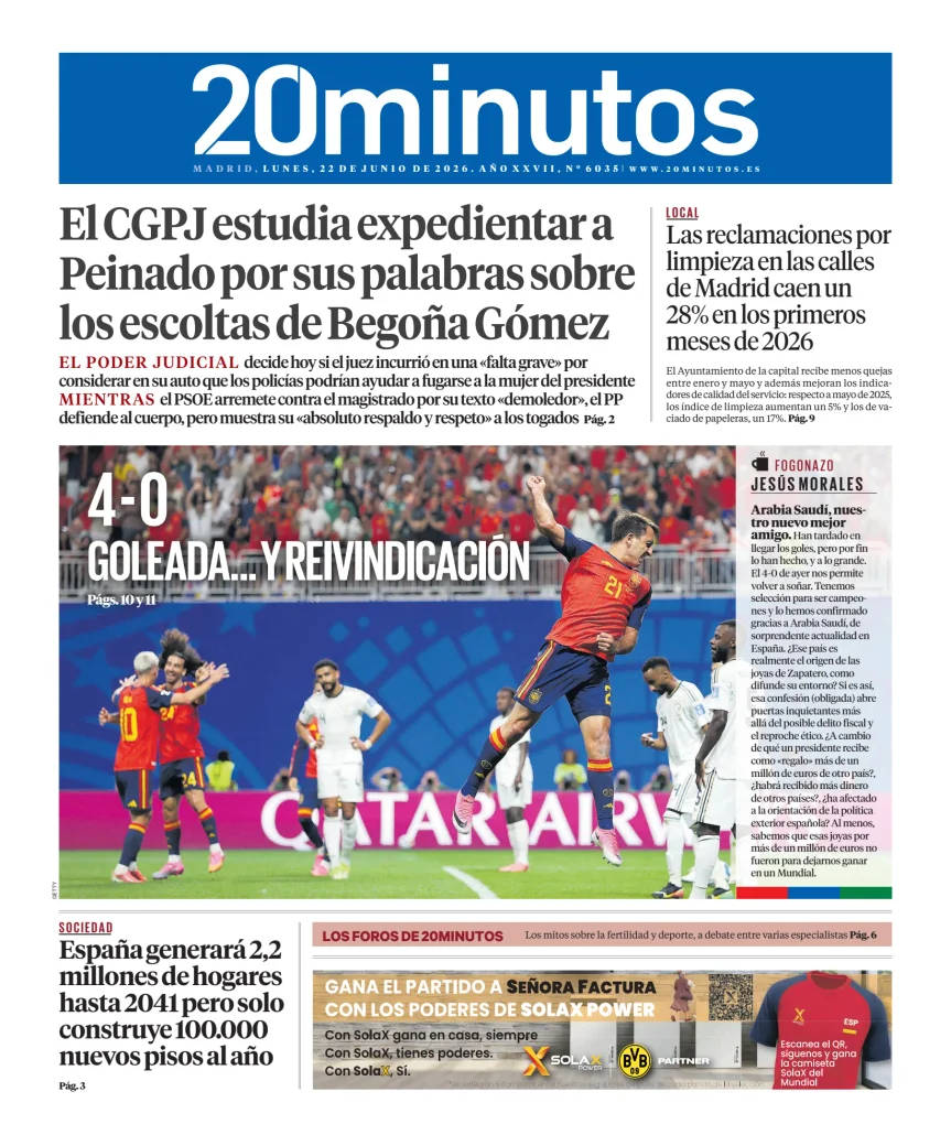 20 Minutos Madrid — 22/06