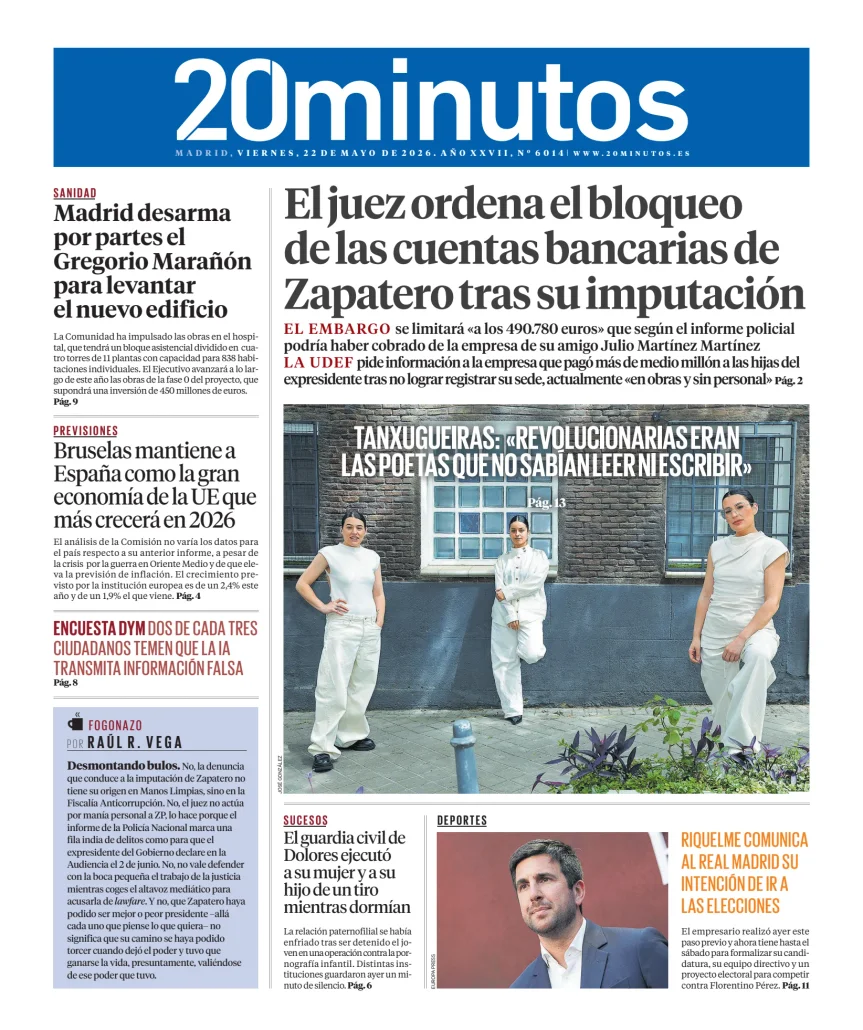 20 Minutos Madrid — 22/05