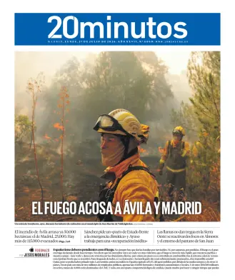 Portada de 20 Minutos Madrid, 27 de julio de 2026