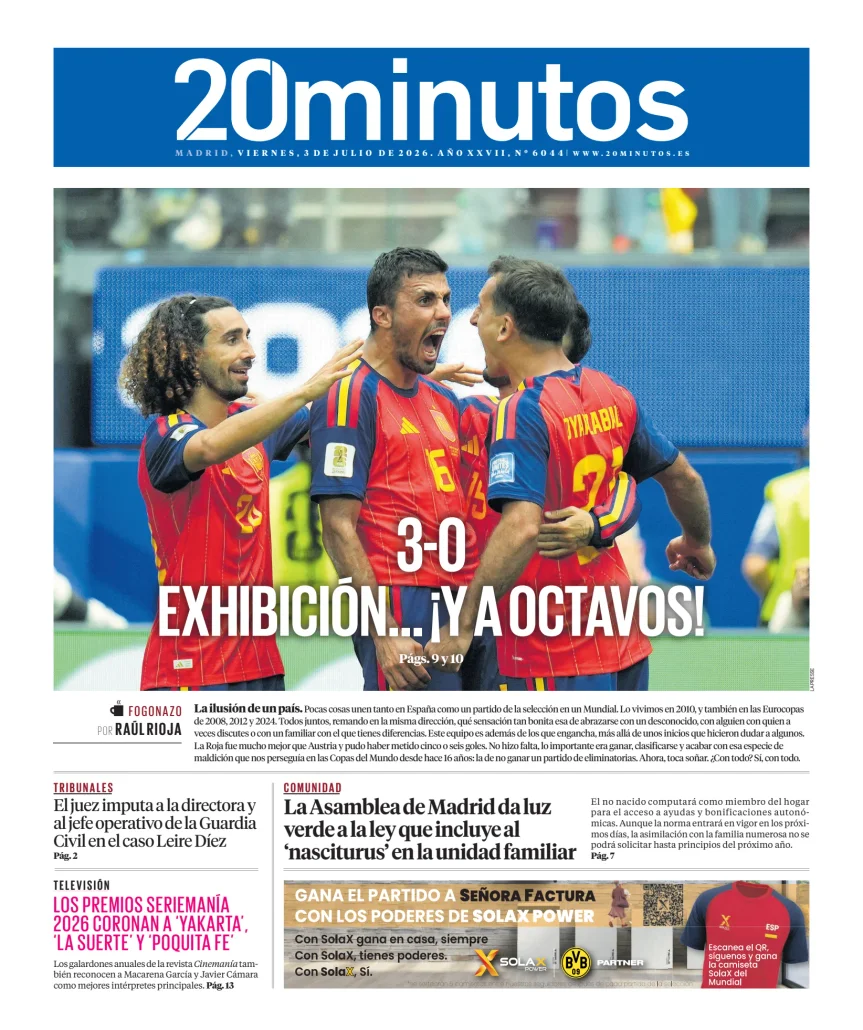 20 Minutos Madrid — 03/07