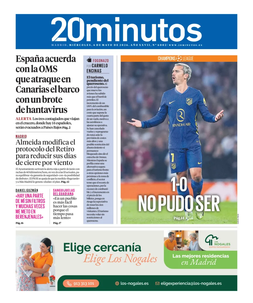 20 Minutos Madrid — 06/05