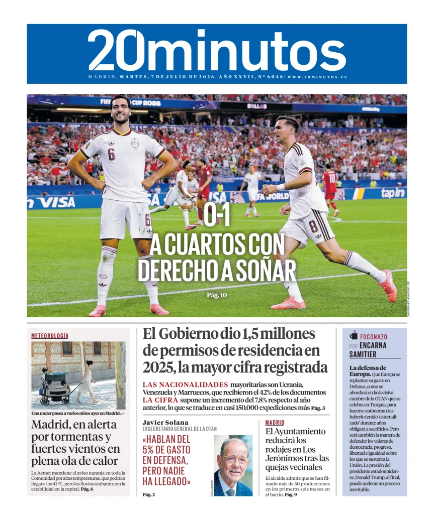 20 Minutos Madrid — 07/07
