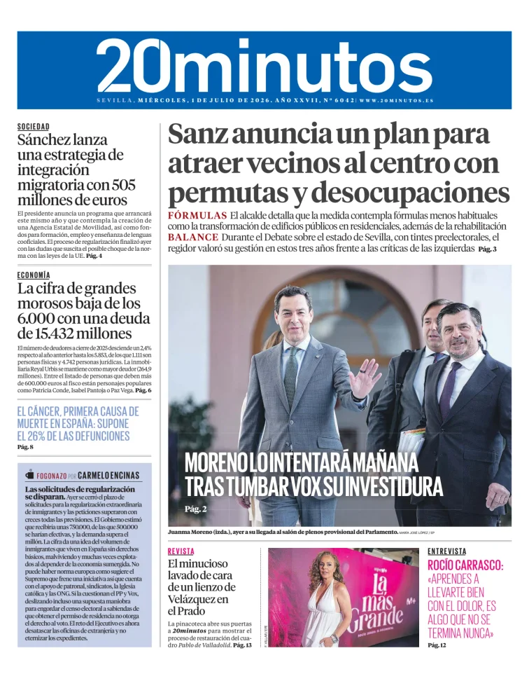 20 Minutos Sevilla — 01/07