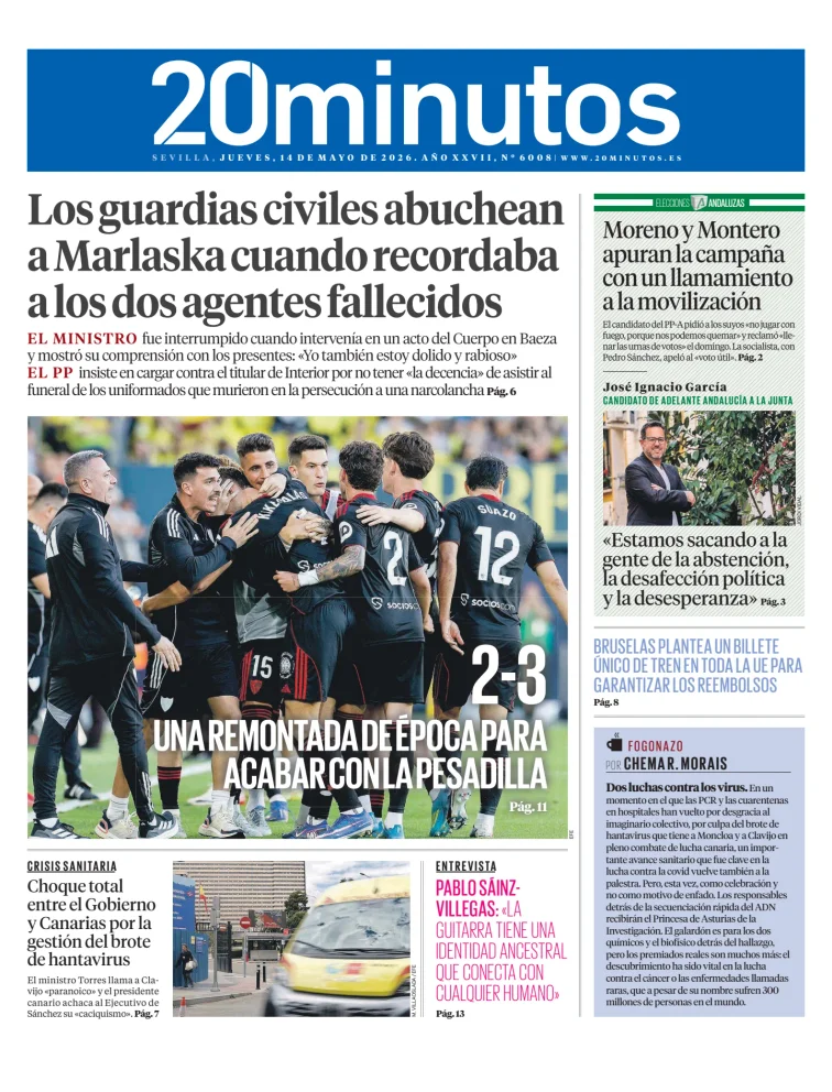 20 Minutos Sevilla — 14/05