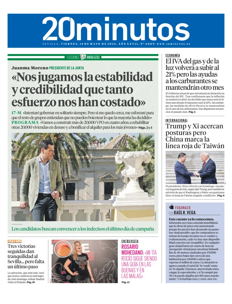20 Minutos Sevilla — 15/05
