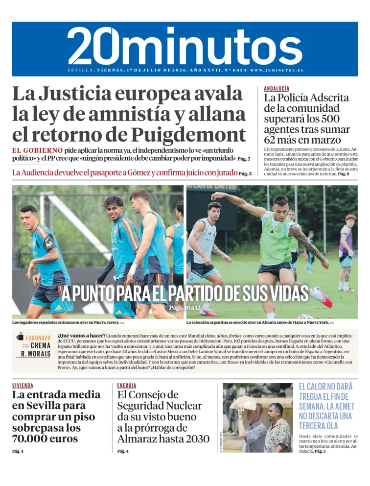 20 Minutos Sevilla — 17/07