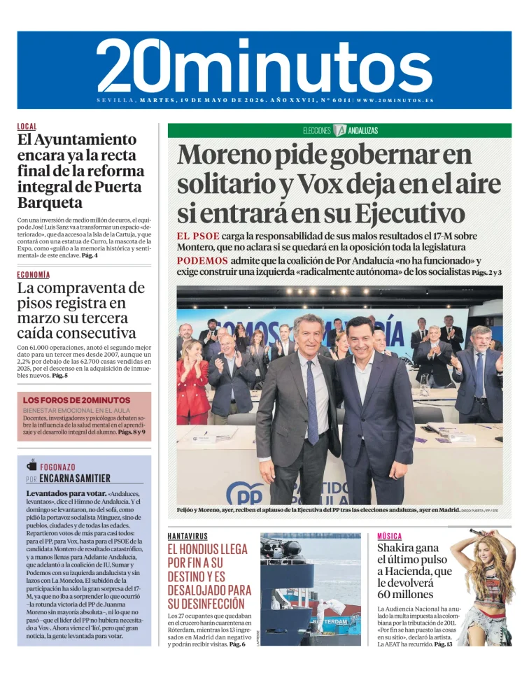 20 Minutos Sevilla — 19/05