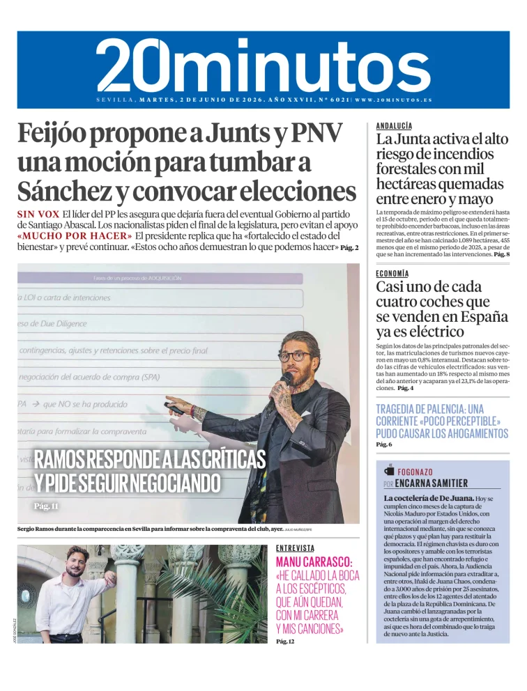 20 Minutos Sevilla — 02/06