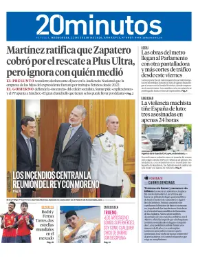 Portada de 20 Minutos Sevilla, 22 de julio de 2026