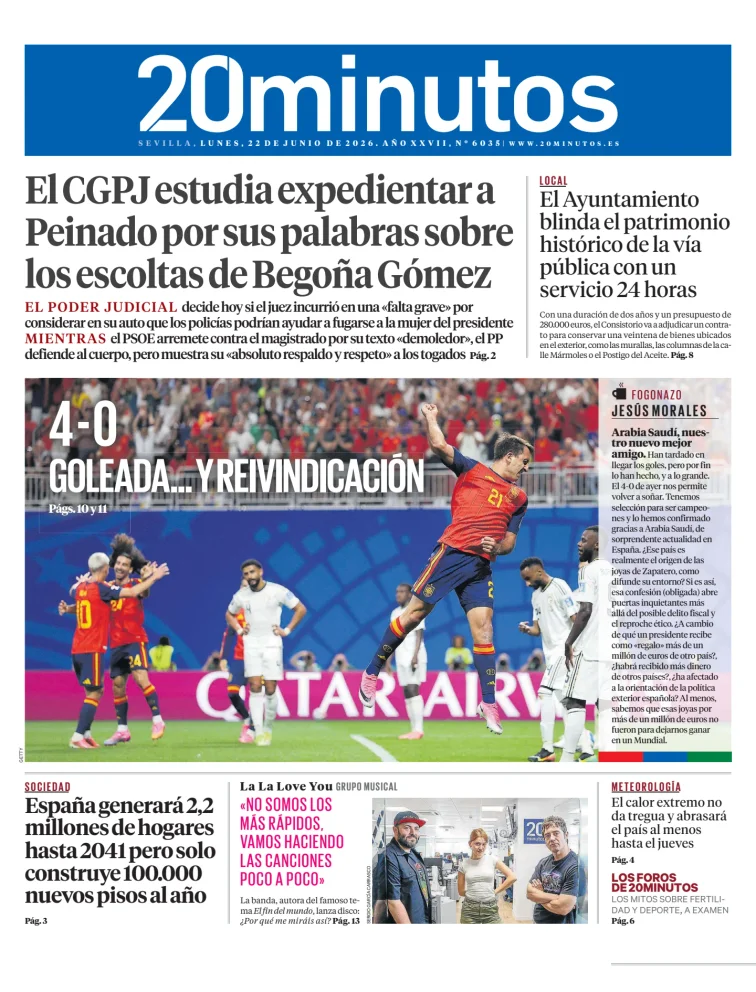 20 Minutos Sevilla — 22/06
