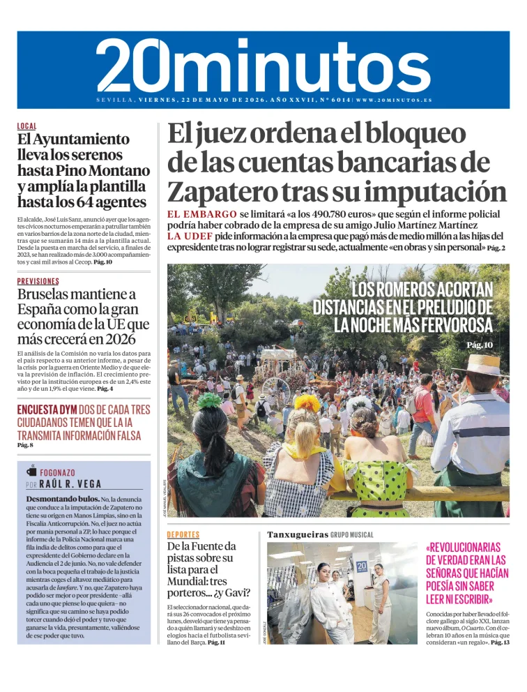 20 Minutos Sevilla — 22/05