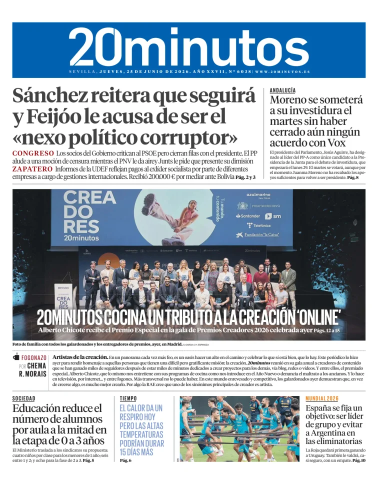 20 Minutos Sevilla — 25/06