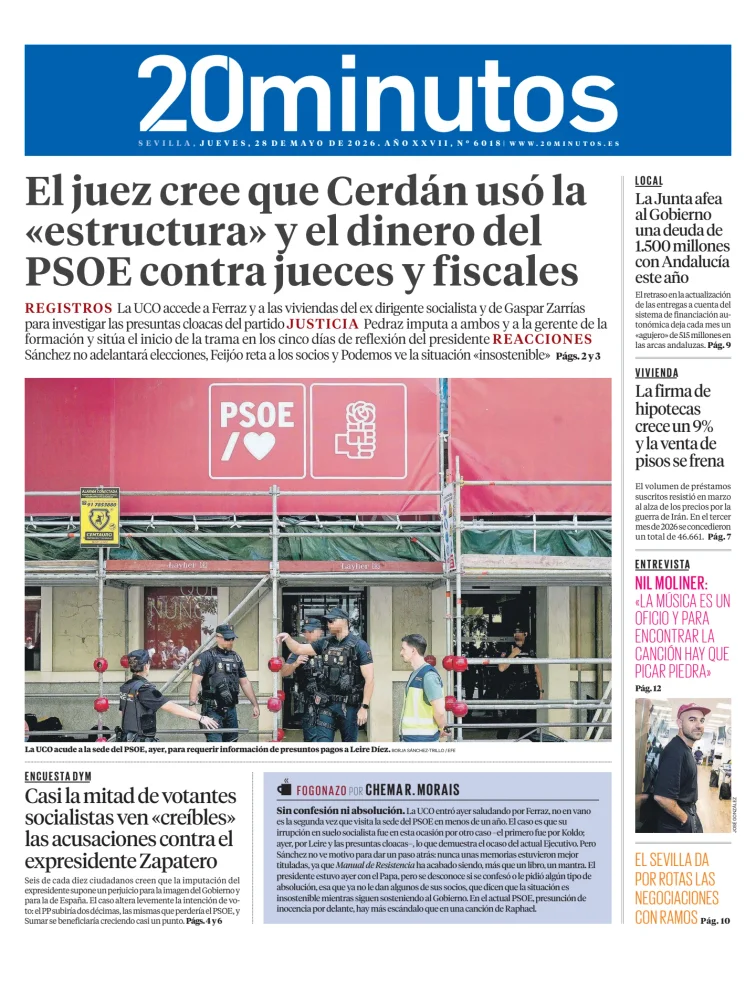 20 Minutos Sevilla — 28/05