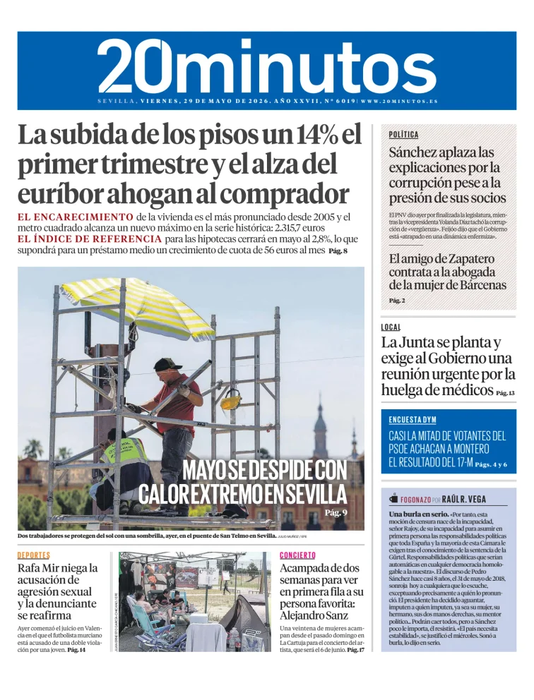 20 Minutos Sevilla — 29/05