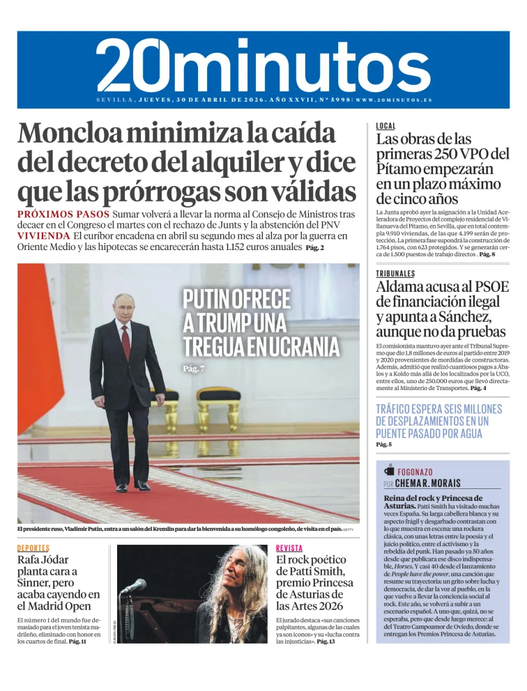 20 Minutos Sevilla — 30/04