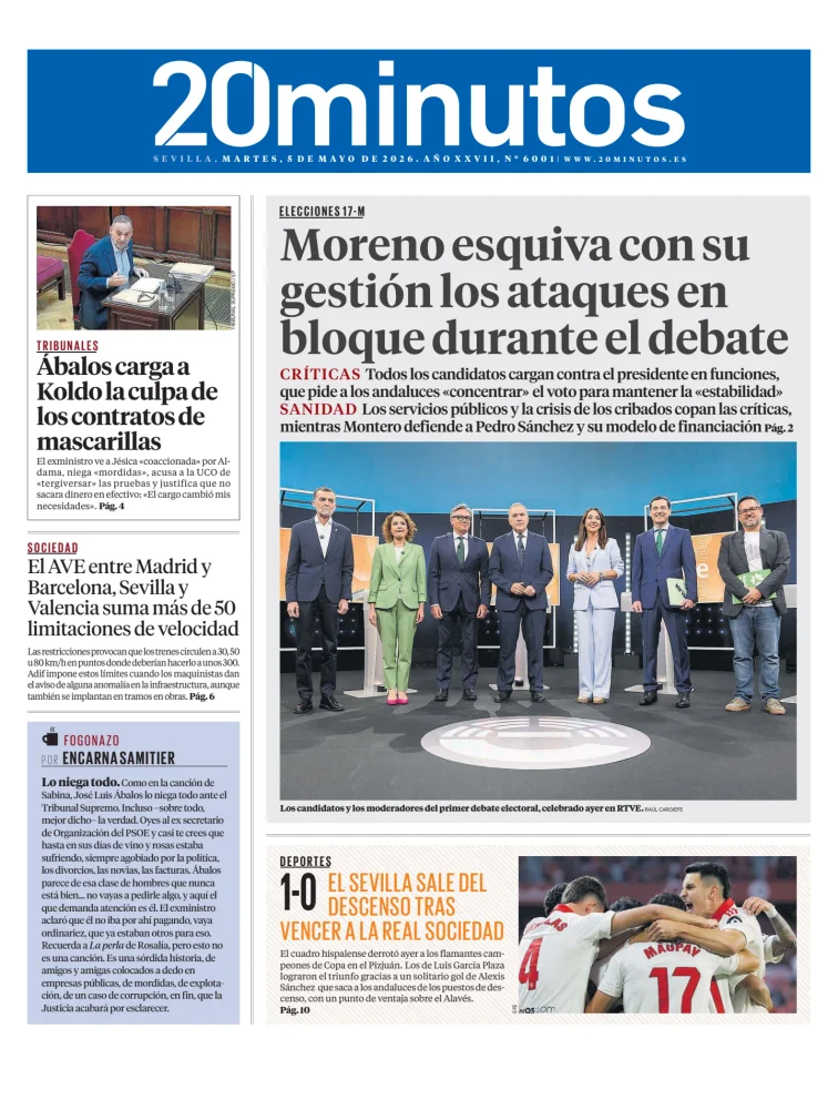20 Minutos Sevilla — 05/05