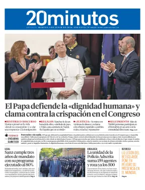 Portada de 20 Minutos Sevilla, 9 de junio de 2026
