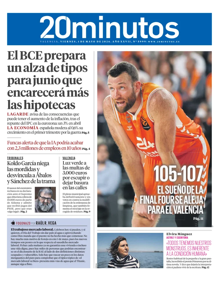 20 Minutos Valencia — 01/05