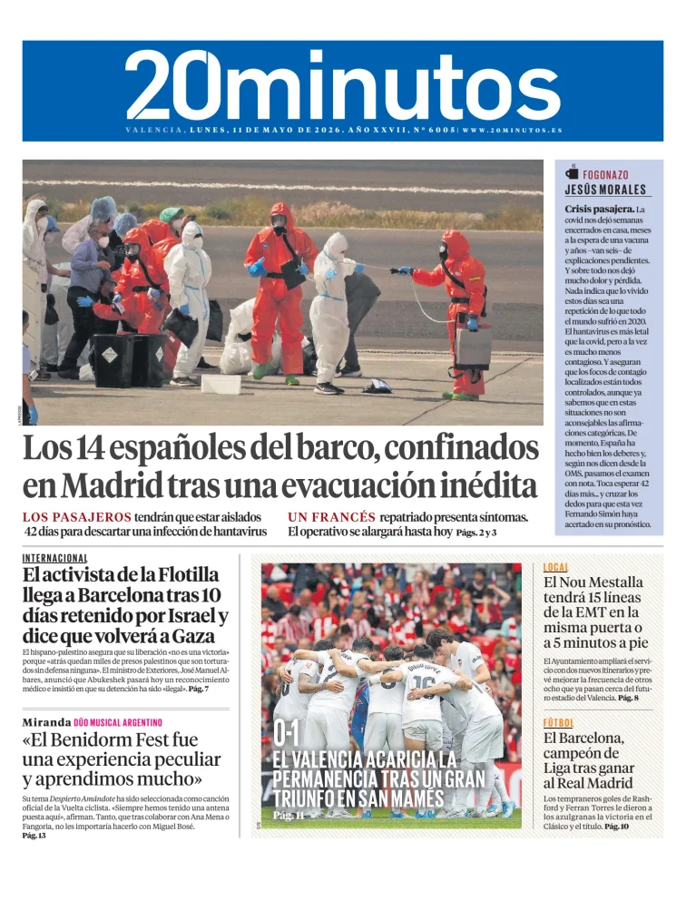 20 Minutos Valencia — 11/05