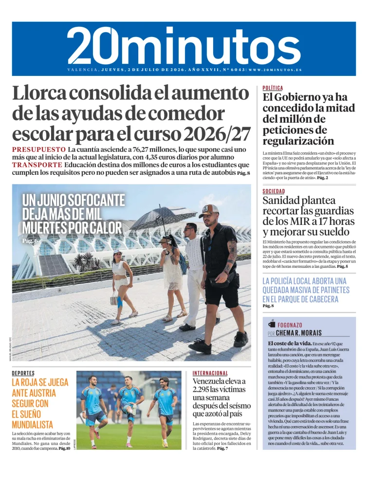 20 Minutos Valencia — 02/07
