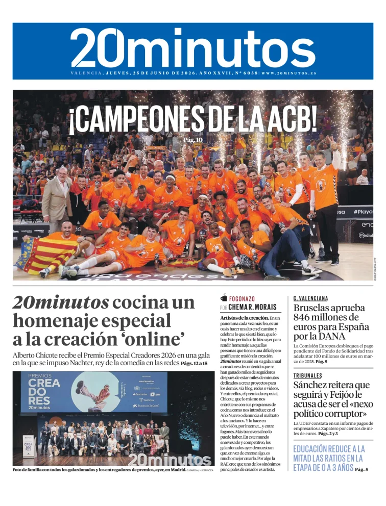 20 Minutos Valencia — 25/06