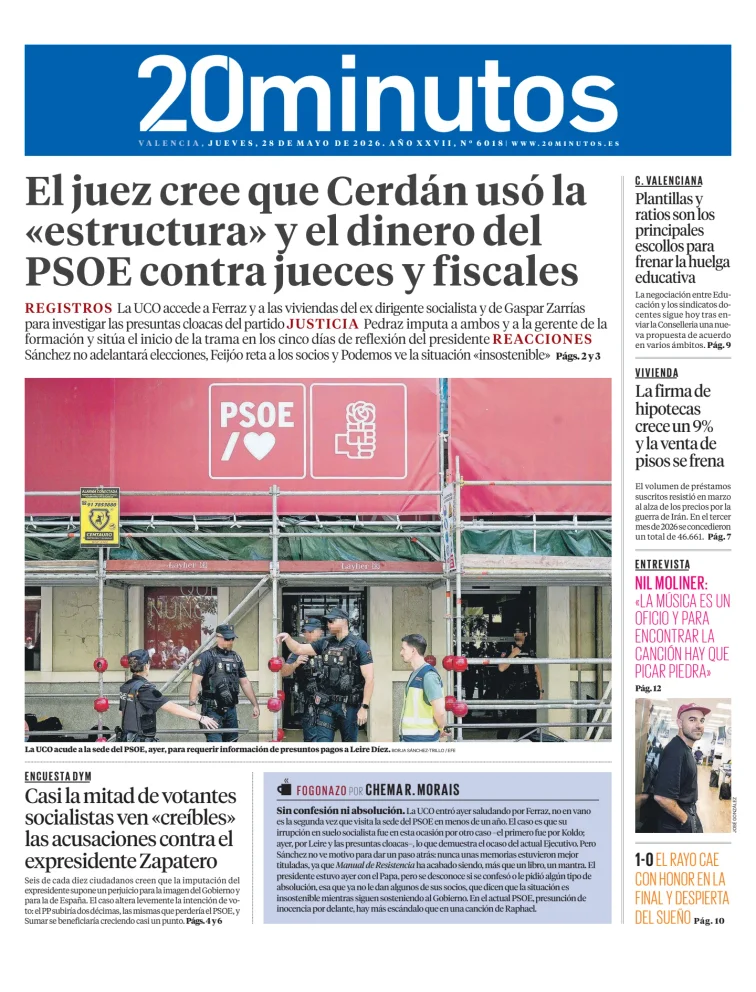 20 Minutos Valencia — 28/05