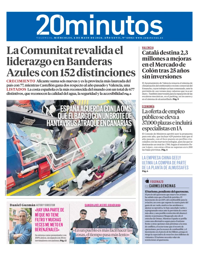 20 Minutos Valencia — 06/05