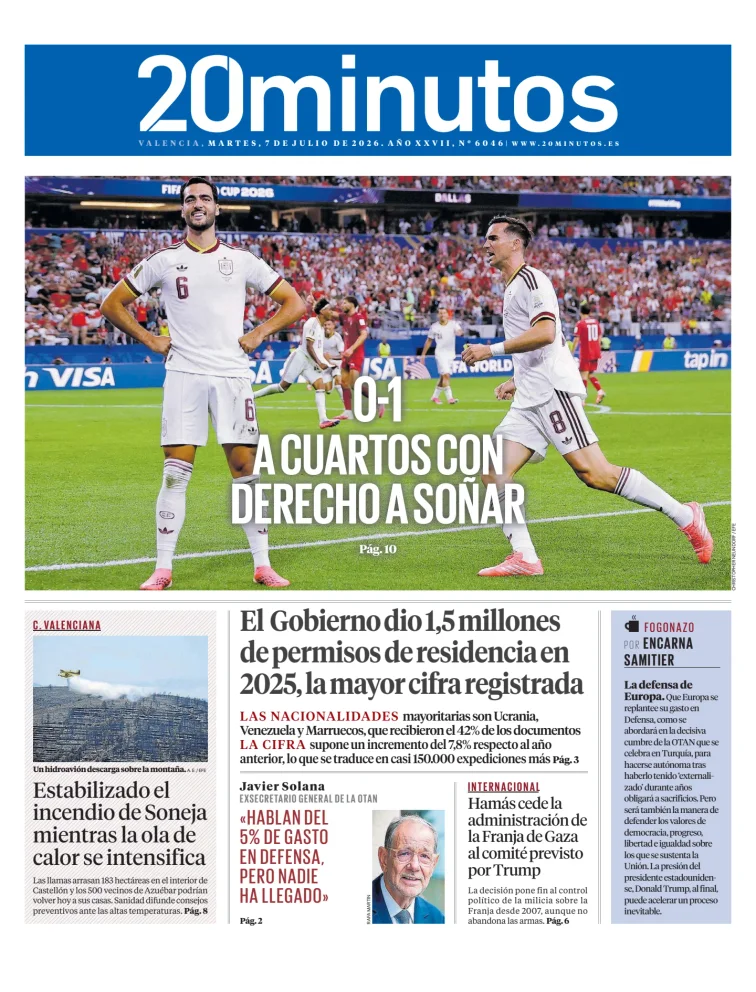20 Minutos Valencia — 07/07