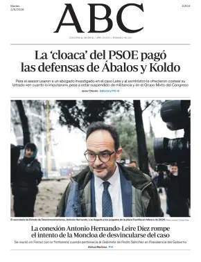 Portada de ABC, 2 de junio de 2026