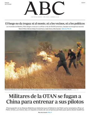 Portada de ABC, 25 de julio de 2026