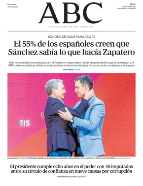 Portada de ABC, 31 de mayo de 2026