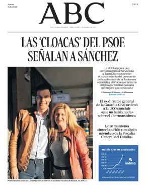 Portada de ABC, 4 de junio de 2026