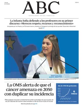 Portada de ABC, 9 de julio de 2026