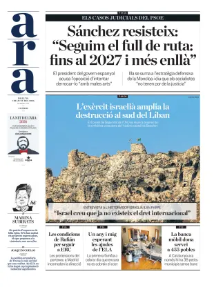 Portada de Ara, 1 de junio de 2026